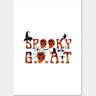 SPOOKY GOAT Posters and Art